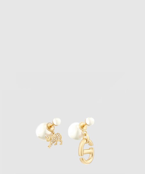 [DIOR-디올]트리발레스 호랑이 귀걸이 E2411