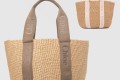 [CHLOE-끌로에]천연 섬유 WOODY 라지 토트백 AS380