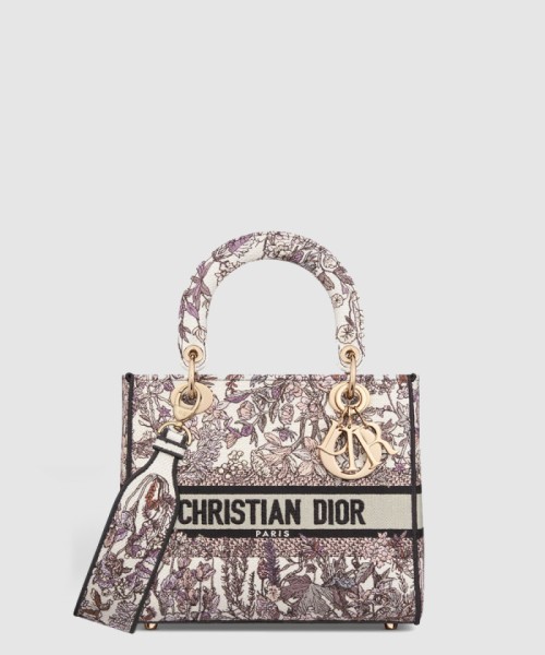 [DIOR-디올]레이디백 램스킨 미듐 M0565