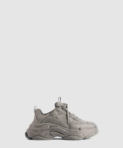[BALENCIAGA-발렌시아가]TRIPLE S 라인스톤 스니커즈 536737