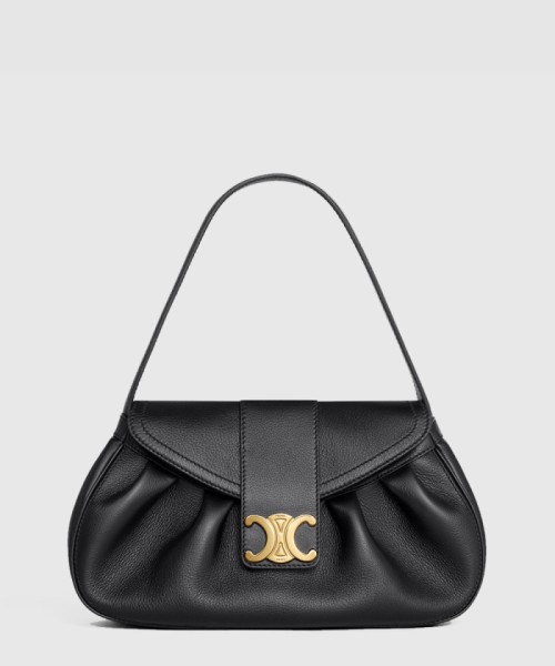 [CELINE-셀린느]미디엄 폴리백 서플 카프스킨 115633