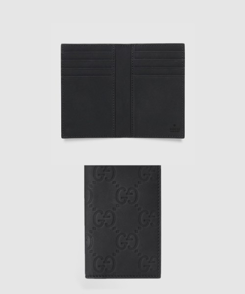 [GUCCI-구찌]GG 러버 효과 롱 카드 케이스 771317