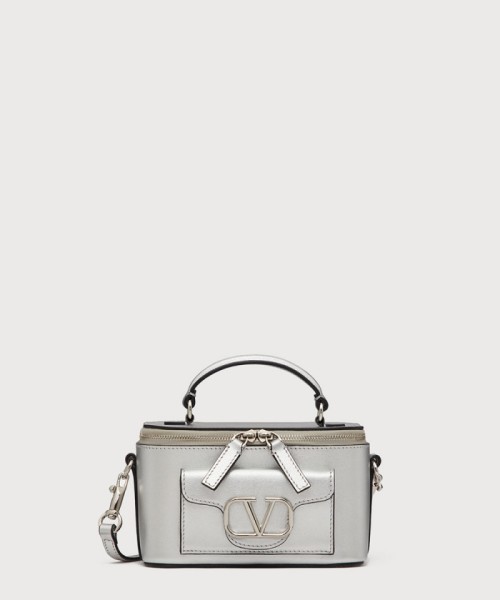 [VALENTINO-발렌티노]미니 메탈릭 송아지 가죽 케이스백