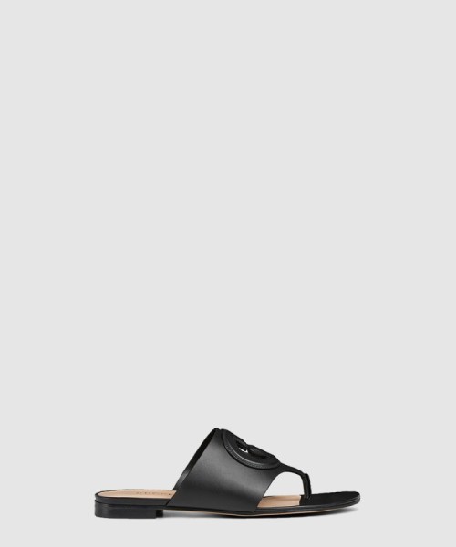 [GUCCI-구찌]인터로킹 G 컷아웃 샌들 782411