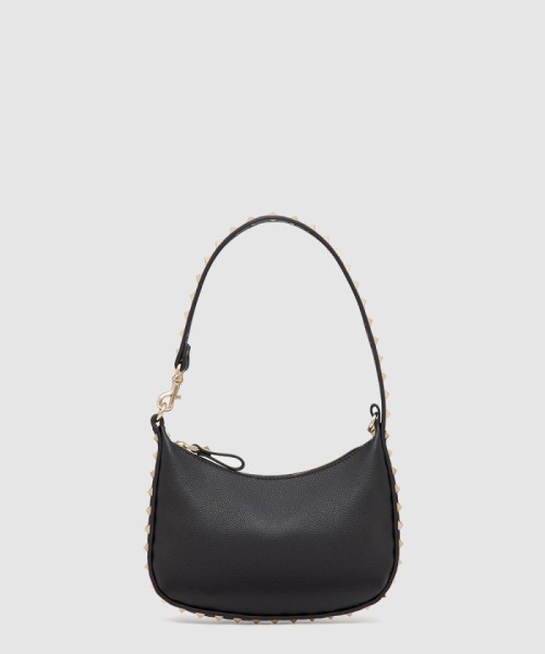 [VALENTINO-발렌티노]그레인 송아지 가죽 미니 호보 클러치