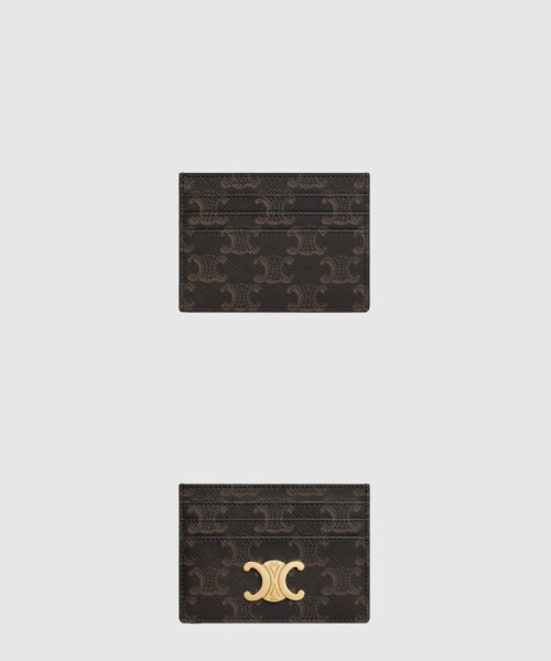 [CELINE-셀린느]트리옹프 카드 지갑  트리옹프 캔버스 10L832