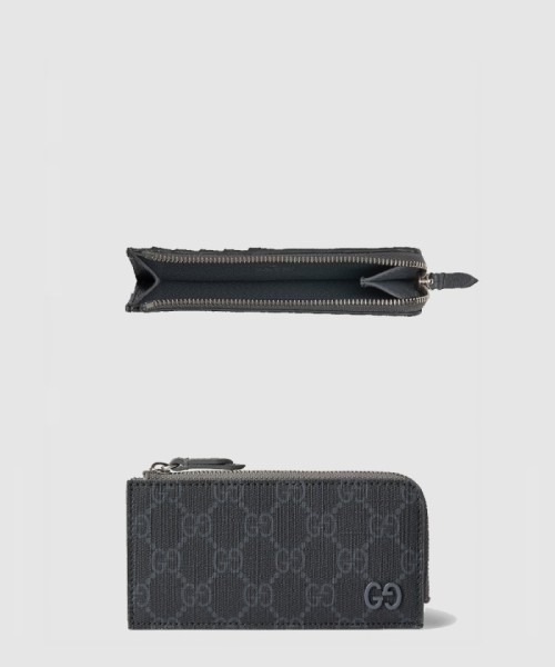 [GUCCI-구찌]GG 디테일 GG 지퍼 카드 케이스 795233