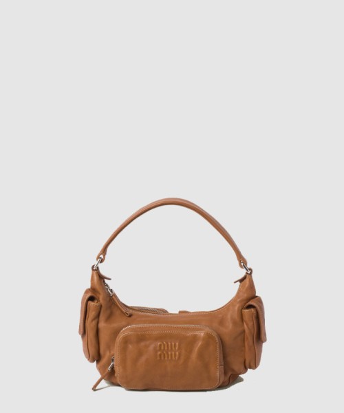 [MIUMIU-미우미우]나파 가죽 포켓백 5BC146