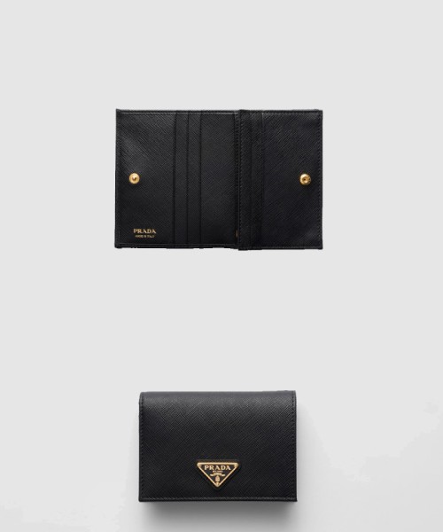 [PRADA-프라다]사피아노 트라이앵글 로고 반지갑 1MV021