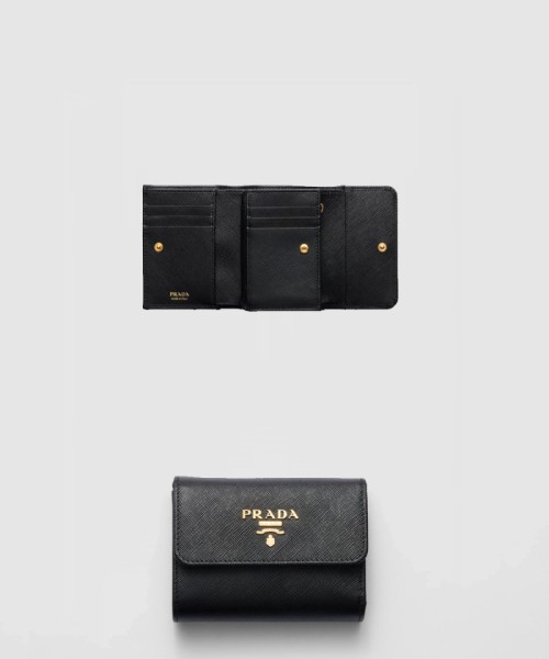 [PRADA-프라다]사피아노 메탈 로고 반지갑 1MH025