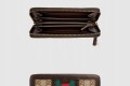 [GUCCI-구찌]라니아 캔버스 GG 원단 지퍼형 가죽 지갑 353651