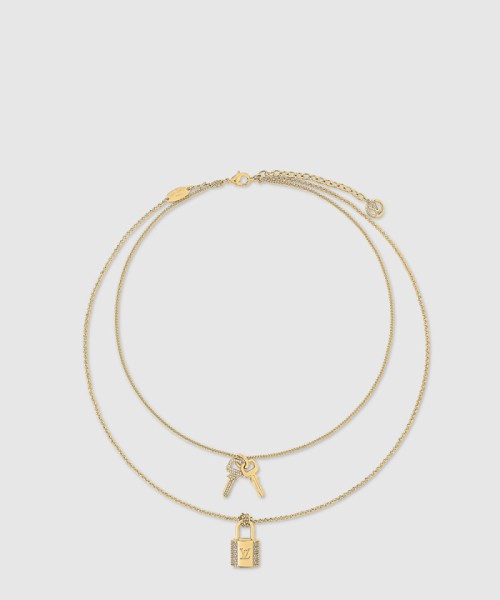 [LOUIS VUITTON-루이비통]LV 자물쇠 목걸이 M01593