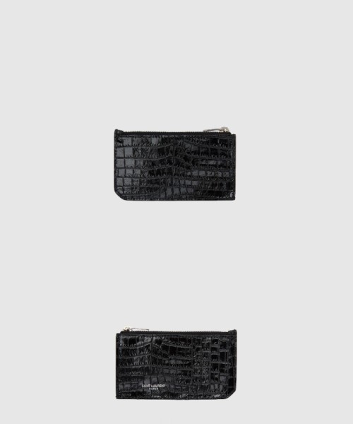 [SAINT LAURENT-생로랑]FRAGMENTS 지퍼 카드 케이스 609362