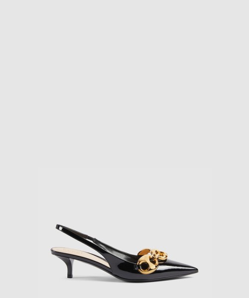 [GUCCI-구찌]마리나 체인이 슬링백 펌프스 794372