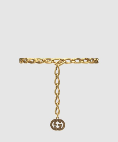 [GUCCI-구찌]더블 G 체인 벨트 699955