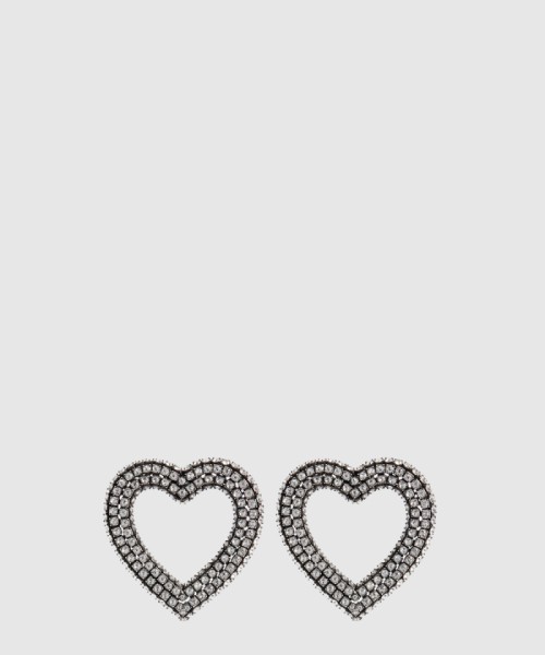 [BALENCIAGA-발렌시아가]임벨리시드 하트 귀걸이 742933