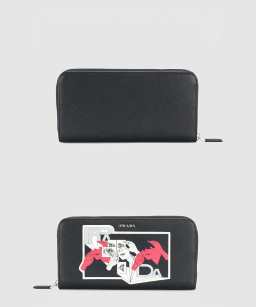 [PRADA-프라다]그래픽 프린트 지갑 2ML317