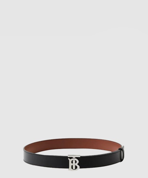 [BURBERRY-버버리]레더 리버시블 TB 벨트 80525301
