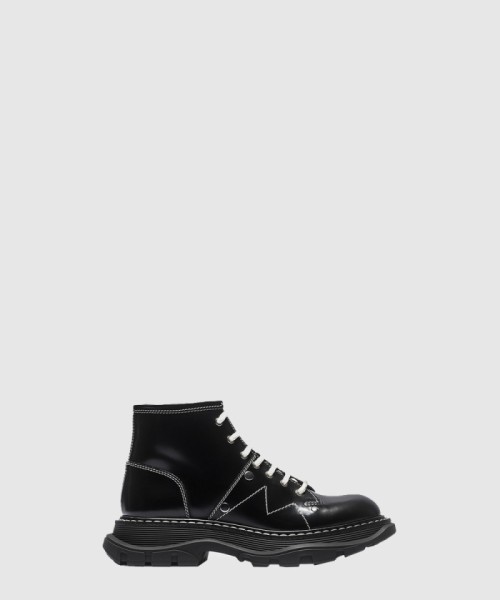[MCQUEEN-알렉산더맥퀸]트레드 레이스 업 부츠 595469