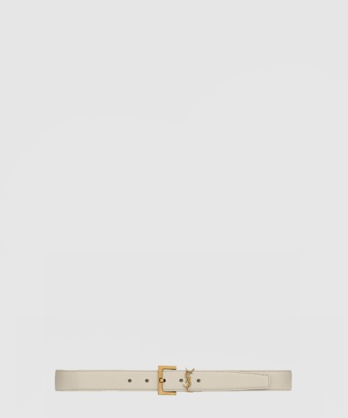 [SAINT LAURENT-생로랑]스퀘어 로고 벨트 634437