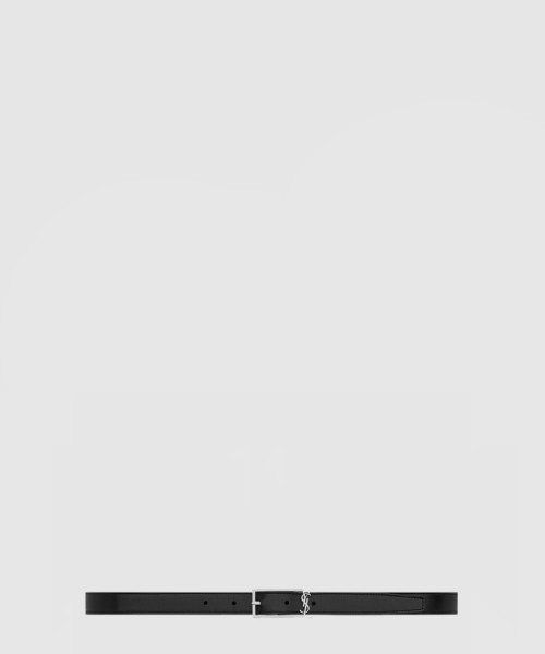[SAINT LAURENT-생로랑]부드러운 가죽 소재의 뉴  버클 벨트 7117902