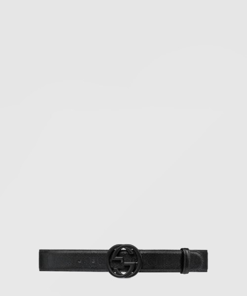 [GUCCI-구찌]인터로킹 G 버클 벨트 774153