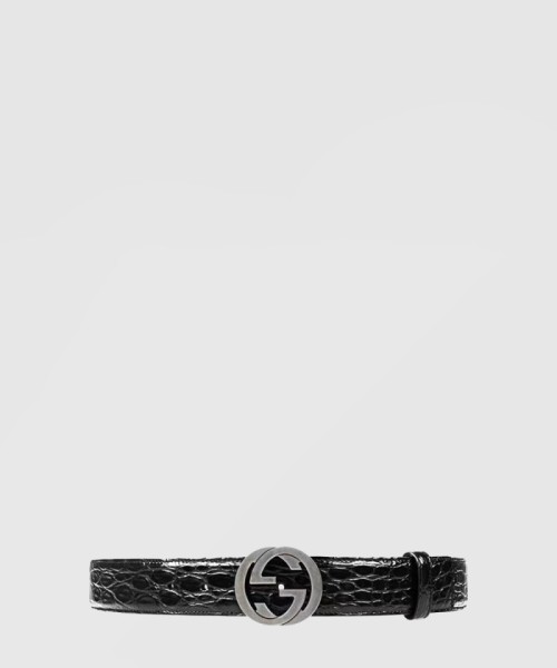 [GUCCI-구찌]GG 스무스 버클 벨트 368186