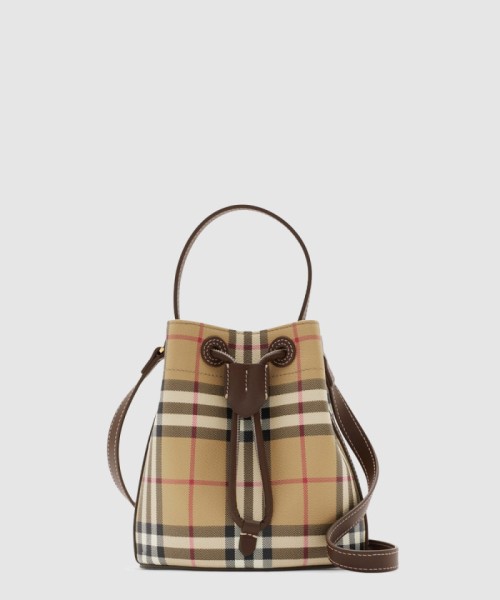 [BURBERRY-버버리]미니 체크 버킷백 81004881