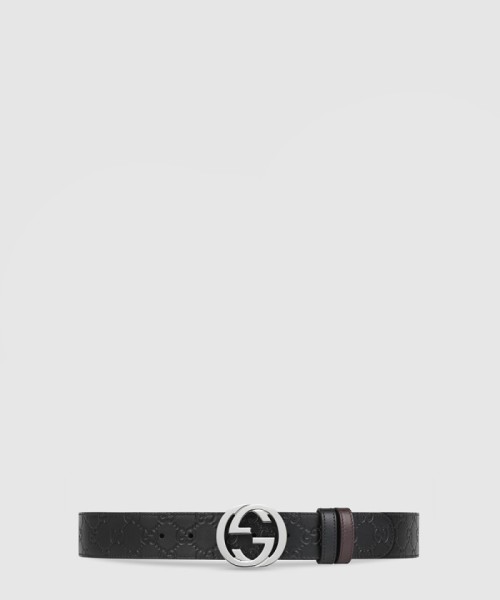 [GUCCI-구찌]구찌 시그니처 레더 벨트 473030
