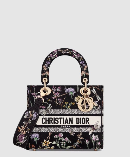 [DIOR-디올]레이디백 램스킨 미듐 M0565