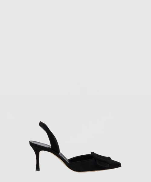 [M.BLAHNIK-마놀로블라닉]스웨이드 슬링백 펌프스