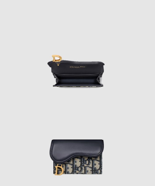 [DIOR-디올]Saddle Bloom 카드 지갑 S5611
