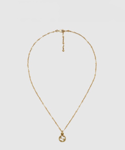 [GUCCI-구찌]인터로킹 목걸이 603619