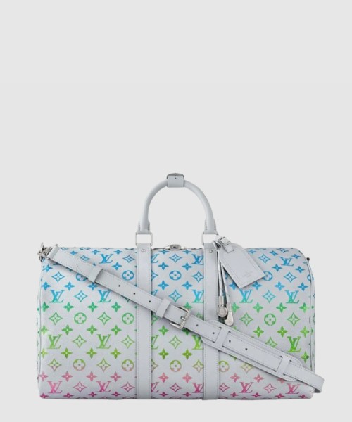 [LOUIS VUITTON-루이비통]플라워 디자인 레더 트리밍 보스턴백 M13915