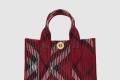 [BURBERRY-버버리]미니 체크 니트 토트 80930721