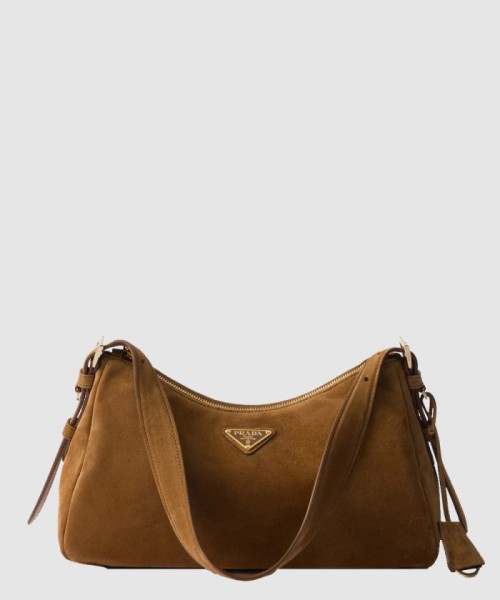[PRADA-프라다]아이메 미디엄 스웨이드 숄더백 1BC229
