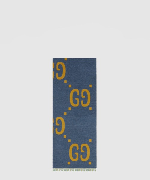 [GUCCI-구찌]GG 자카드 울 실크 스카프 495592