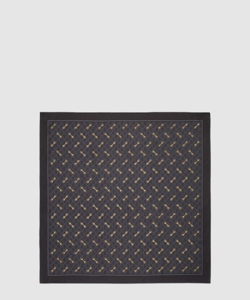 [GUCCI-구찌]GG 프린트 홀스빗 실크 스카프 662576