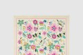 [GUCCI-구찌]꽃 프린트 실크 트윌 스카프 742147