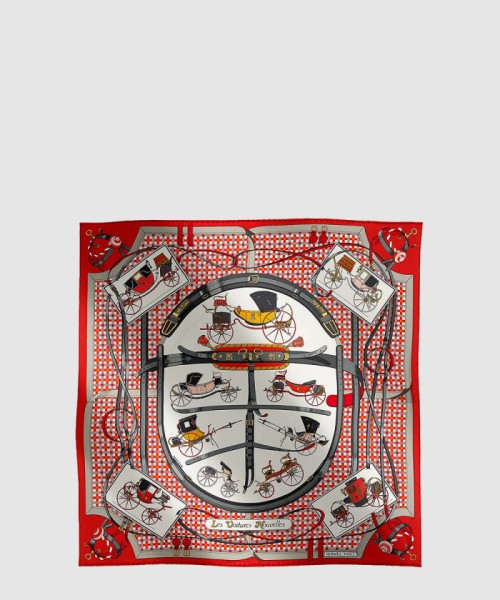 [HERMES-에르메스]Les Voitures Nouvelles 스카프