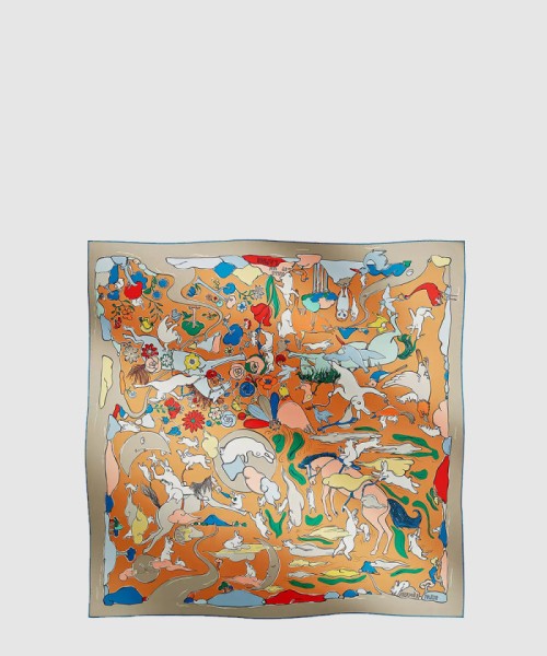 [HERMES-에르메스]Mille et Un Lapins 스카프 90