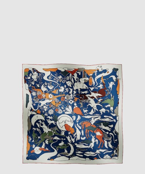 [HERMES-에르메스]Mille et Un Lapins 스카프 90