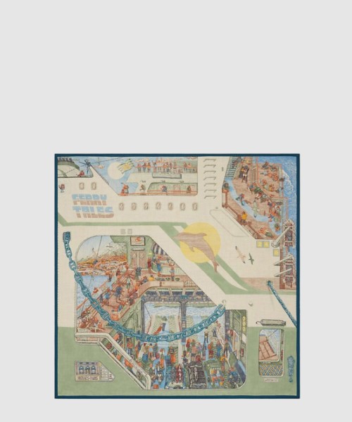 [HERMES-에르메스]Ferry Tales 숄