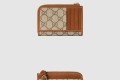 [GUCCI-구찌]GG 엠블럼 지퍼 카드 케이스 821804