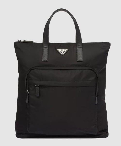 [PRADA-프라다]리나일론 및 사피아노 가죽 토트백 2VG098