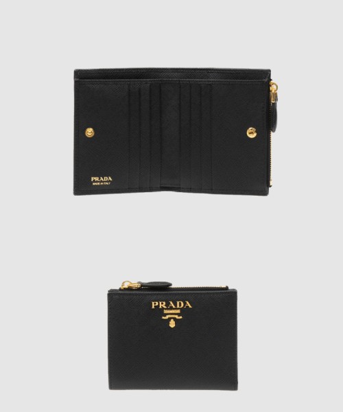 [PRADA-프라다]사피아노 가죽 반지갑 1ML050