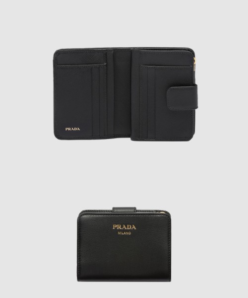 [PRADA-프라다]지퍼 반지갑 1ML018