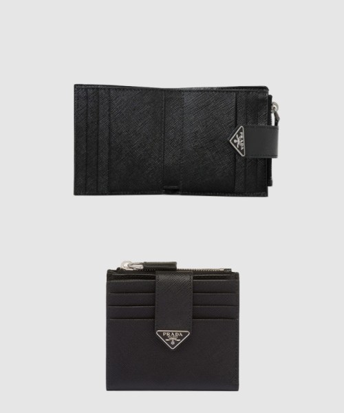 [PRADA-프라다]사피아노 및 가죽 카드 홀더 2MC066