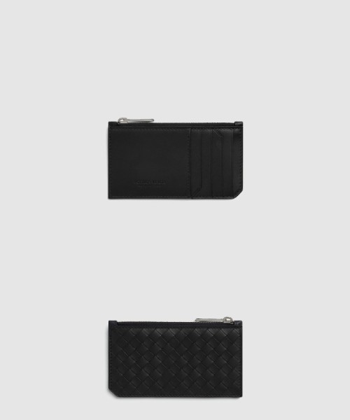 [BOTTEGA-보테가베네타]인트레치아토 피콜로 지퍼 카드 케이스 805827