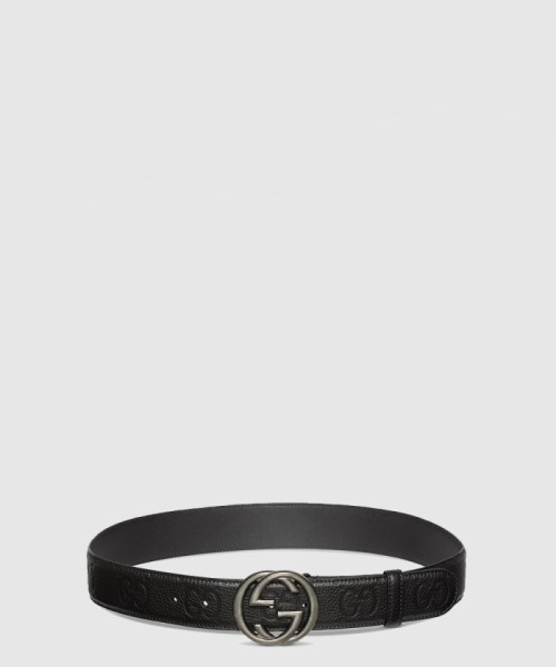 [GUCCI-구찌]인터로킹 G 버클 벨트 774153